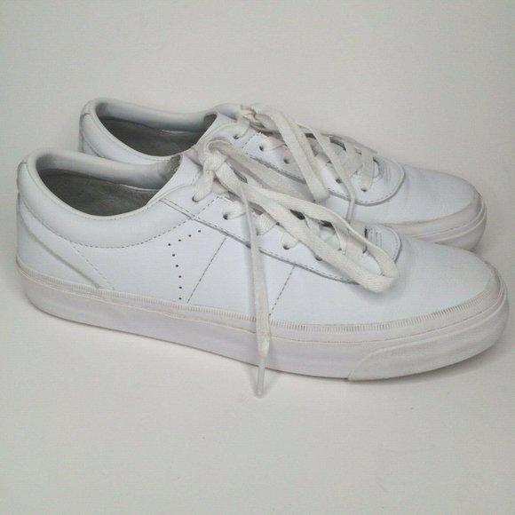 Converse Cons All Star White Leather Low Sneakers